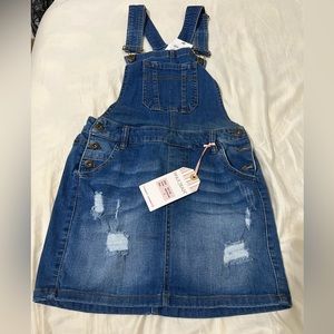 NWT WAX Jean overall dress